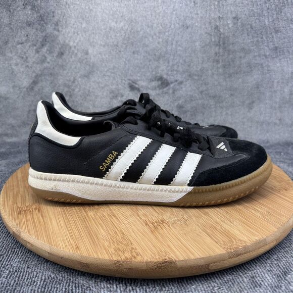 Vintage Adidas Samba Shoes Mens Size 6 Black White Gum Indoor Soccer 90s 660427 main image 8